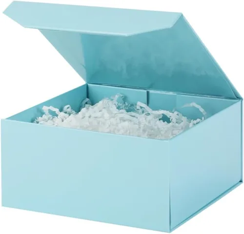 Miniatura 42 de 5 cajas de regalo rosa con cinta de 9.5 x 7 x 4 pulgadas, caja de regalo resistente con tapa para embalaje de regalo, cajas de almacenamiento