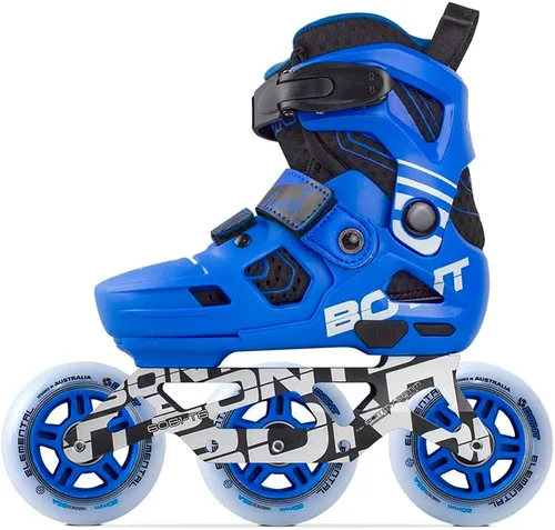 Miniatura 2 de Bont Patines en línea Scoot Kids - Patines de velocidad de rendimiento - Patines de ruedas para niños y niñas Azul