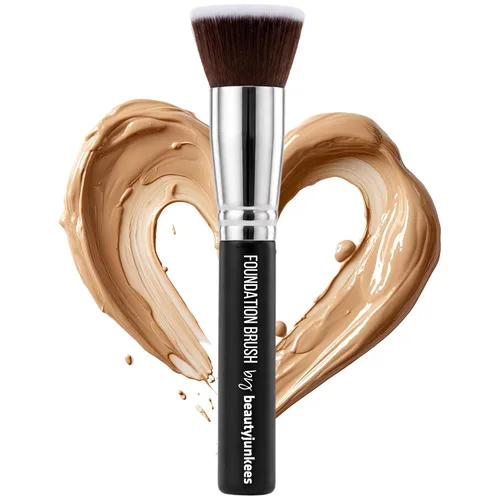 Miniatura 24 de Beauty Junkees Brocha plana para delineador de ojos – Brocha de maquillaje profesional de precisión para delineador de ojos afilados, modelado