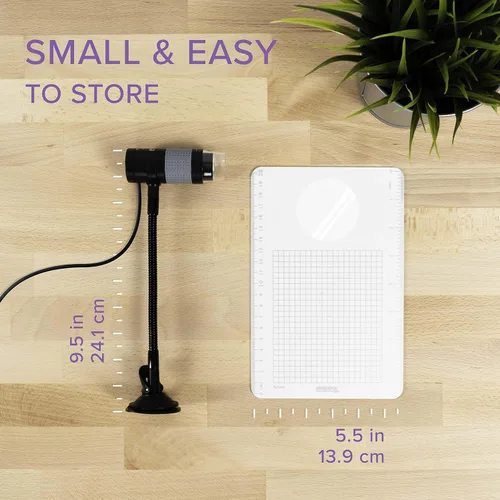 Miniatura 8 de Plugable - Microscopio digital USB 250x, cámara micro de 2 Mpx con brazo flexible y soporte - Microscopio USB y USB-C portátil, compatible