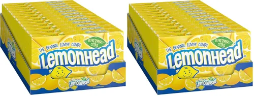 Miniatura 7 de Lemonhead Caramelos de limón duro, cajas de dulces de cine de 5 onzas (paquete de 12)
