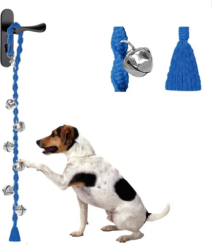 Miniatura 16 de Campanas de Perro para Salir al Aire Libre y Entrenamiento de Orinal para Cachorros, Campana de Puerta de Perro Ajustable para Ir al Baño, Hecho a