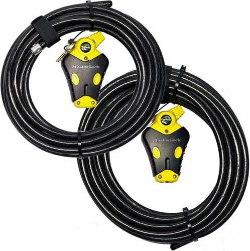 Miniatura 8 de Master Lock 8413 Python - Cerraduras de cable (Maestra)