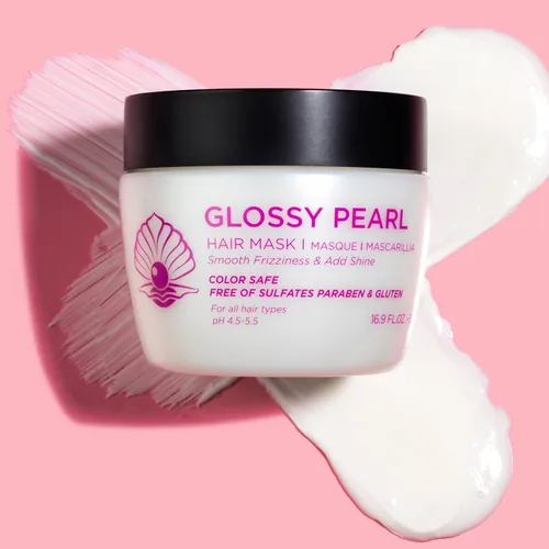 Miniatura 2 de Luseta Mascarilla de pelo con perlas brillantes, tratamiento capilar suavizante e hidratante, acondicionador profundo para cabello dañado y rizado