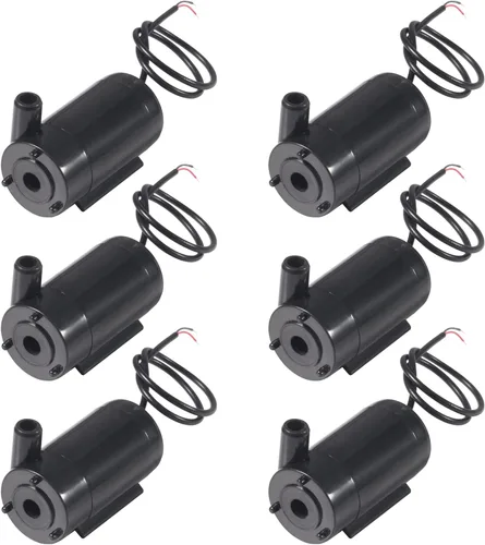 Miniatura 11 de 4 piezas DC 3-5 V micro sumergible mini bomba de agua para acuarios pecera estanque fuente hidropónica jardín