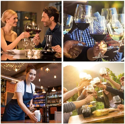 Miniatura 6 de COKUNST Abrebotellas de vino eléctrico, funciona con pilas, con cortador de papel de aluminio, removedor de sacacorchos con botón de un solo clic