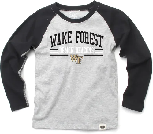 Miniatura 42 de Wes and Willy NCAA playera raglán de manga larga para niños