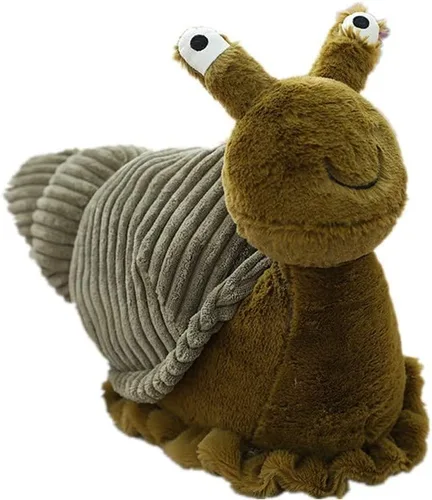 Miniatura 6 de Animal de peluche de caracol de 7 pulgadas, lindo caracol dormido suave, regalo para niños