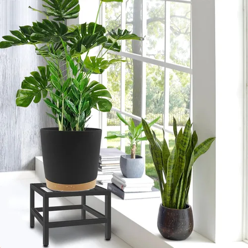 Miniatura 2 de Lilybud- lily Soporte para Plantas de Interior y Exterior, 2 Piezas Soportes para Plantas de Metal Resistente Soporte de Pedestal
