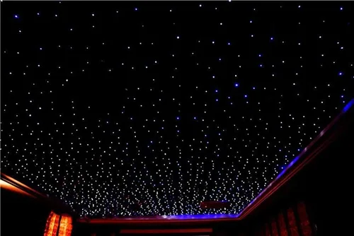 Miniatura 5 de AKEPO 16W Car Home RGBW APP+Control de música Luces de fibra óptica Kit de luz de techo estrella, control remoto musical RF de 28 teclas con fuente