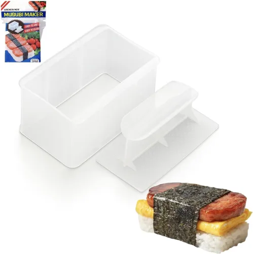 Molde japonés para hacer musubi, fabricado en Japón, prensa de arroz hawaiano Musubi para almuerzo, sushi de carne, molde de arroz de sushi onigiri,