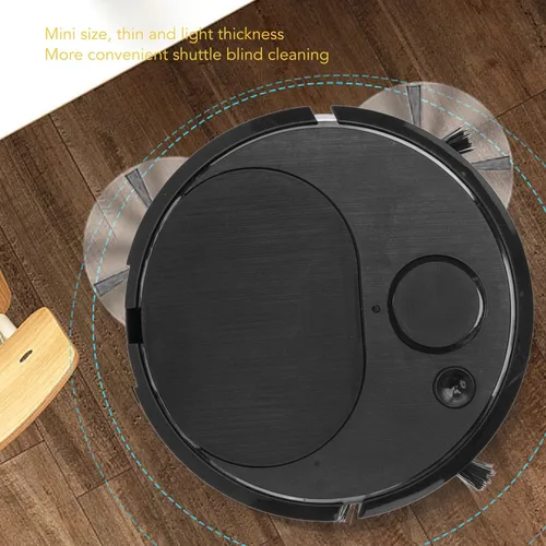 Miniatura 8 de Aspirador robot, aspiradora multifuncional, aspiradora robótica, carga USB, mini robot de barrido inteligente, ideal para suelos duros, alfombras
