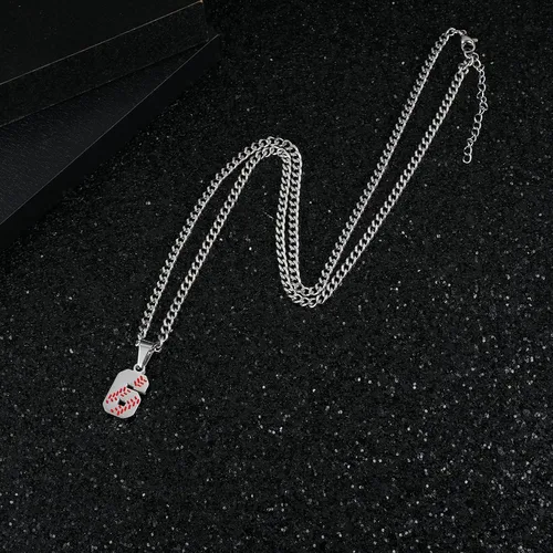 Miniatura 2 de HattiDoris Collar de número de béisbol para niño del 00 al 99 para atletas, collar de número de jersey de acero inoxidable, cadena chapada en oro