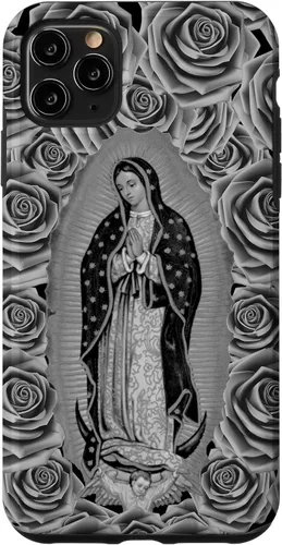 Miniatura 13 de Funda para iPhone 14 Pro Max Our Lady Virgen De Guadalupe Virgen María Floral
