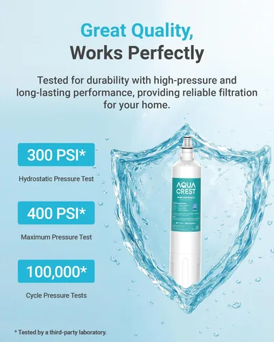 Miniatura 7 de AQUA CREST F-2000, 4204490 Filtro de agua Sub Zero de repuesto para InSinkErator® F-1000, F-2000, F-3000, Sub-Zero 4204490, 4290510 y AquaPure AP