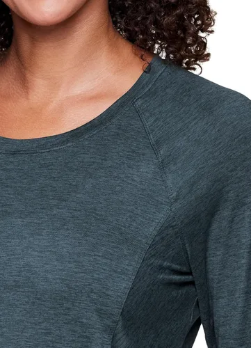 Miniatura 5 de RBX Active - Camiseta de manga larga para mujer, súper suave, con teñido espacial, para correr