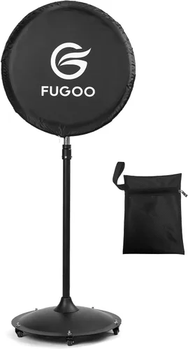 Miniatura 9 de Cubierta de ventilador de exterior impermeable resistente para ventiladores de pedestal y montaje en pared de 30 pulgadas, color negro