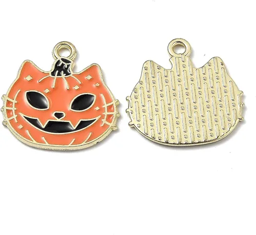 Miniatura 25 de Mega Pet Colgantes de Halloween Fantasma blanco con linterna de calabaza