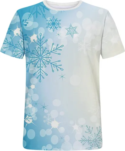 Miniatura 5 de Blusa Estampado Floral Tops para Hombres Novedad Girasol 3D Camiseta holgada Camiseta Cuello Redondo Contraste