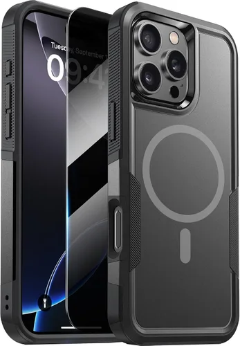 Miniatura 54 de Diaclara Funda diseñada para iPhone 12 Pro Max, [con protector de pantalla de privacidad] [antiespía] [protección contra caídas de grado militar]
