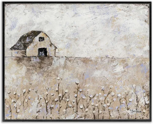 Miniatura 38 de Stupell Industries Ramos florales antiguos en frascos, arte giclée enmarcado, blanco, 20 x 16 pulgadas, fácil de colgar y resistente, fabricado