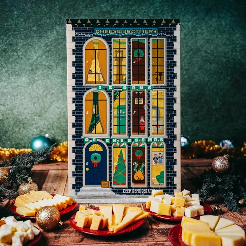 Miniatura 14 de Caja de regalo de Cheese Bros. Brotherhood Fresco de Wisconsin Surtido de Gouda, Havarti, Mozzarella y Fratello Gran idea de regalo de comida