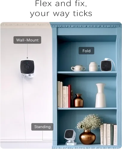 Miniatura 5 de blurams - Cámaras para seguridad en el hogar 5G y 2.4G, cámara de seguridad 2K para interiores, cámara para mascotas con aplicación para teléfono