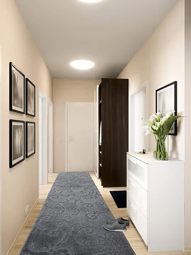 Miniatura 2 de Alfombra antideslizante lavable de 8 pies de largo con respaldo de goma, tapete de piso personalizado para cocina, pasillo, escaleras, dormitorio