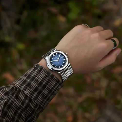 Miniatura 5 de BUREI Men Watches Gifts for Men Fashion Stainless Steel Analog Quartz Waterproof Watches for Mens