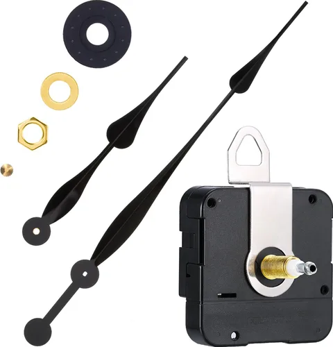 Mecanismo de reloj de cuarzo de alto par Hicarer con manecillas de pala largas de 12 pulgadas para reemplazo de mecanismo de reloj DIY