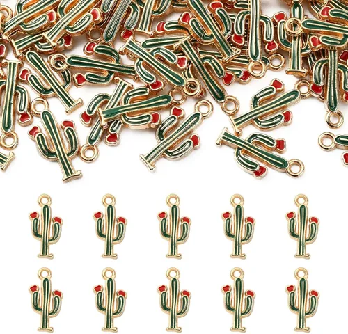 Miniatura 19 de DanLingJewelry 100 dijes de destello blanco esmaltado, dijes de relámpago para hacer joyas 100pcs-Flash Blanco