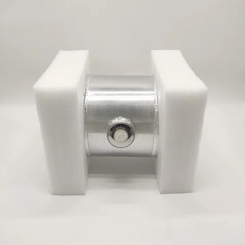 Miniatura 7 de JSD - Tanque de celda de combustible redondo de aluminio de 10 x 14 pulgadas, llenado central de tanque de gasolina de 4 galones, salida NPT de 1/4