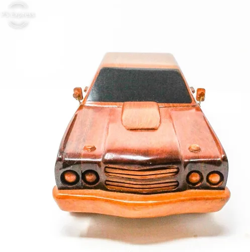 Miniatura 3 de Chevrolet Chevelle - Modelo de coche de madera en caoba maciza