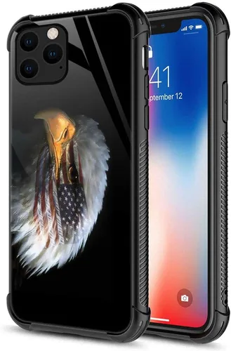 Miniatura 36 de ZHEGAILIAN Funda compatible con iPhone 12/12 Pro, funda de invasión de vaca alienígena OVNI, parte trasera de vidrio templado + funda protectora