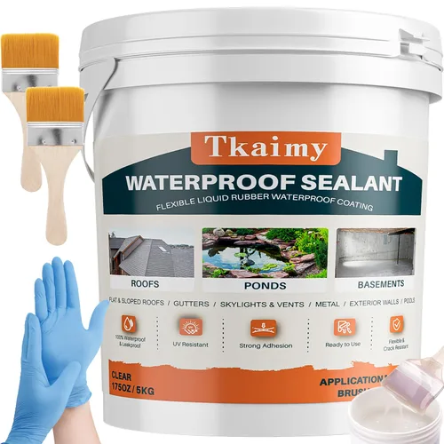 Miniatura 11 de Tkaimy Agente de recubrimiento impermeable invisible transparente, sellador impermeable líquido de 17 onzas, sellador de agua transparente