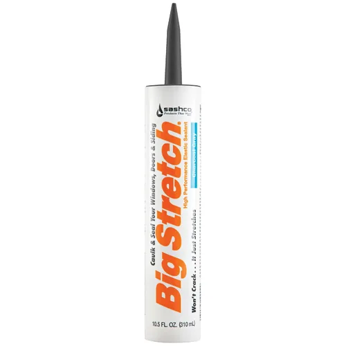 Miniatura 14 de Sashco - Masilla para sellar Big Stretch, látex acrílico, de gran rendimiento, cartucho de 10,5 onzas, color gris, Redwood, 1