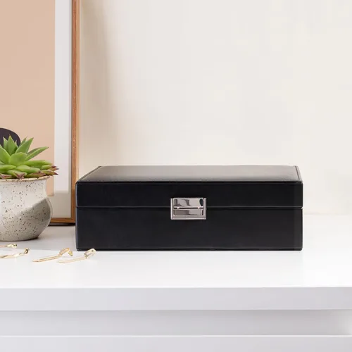 Miniatura 4 de ProCase Joyero organizador para mujeres y niñas, caja de joyería mejorada con 8 bolsas adicionales libres de deslustre, contenedor de almacenamiento