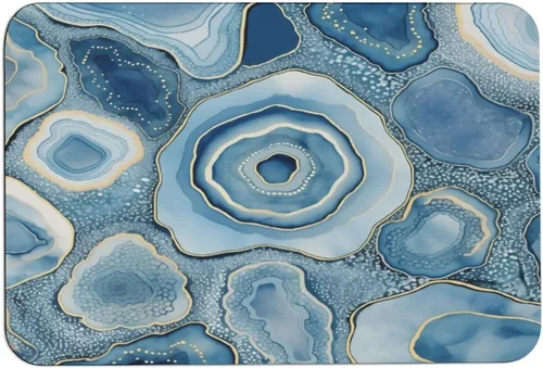Miniatura 15 de Alfombra de baño Beach Seashell Coastal Florida, absorbente de agua y antideslizante, con temática oceánica, tapete de baño antideslizante para sala