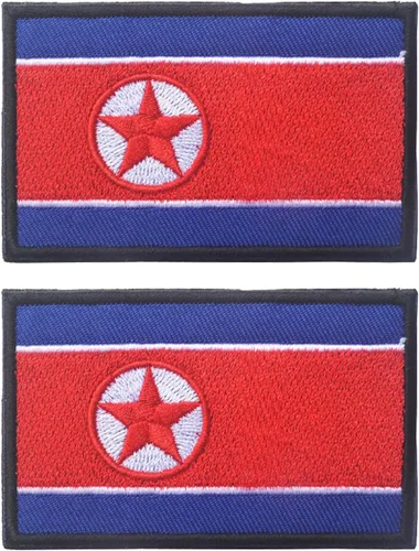 Miniatura 80 de 2 parches de bandera de Japón de AliPlus bordados tácticos militares moral parche apliques gancho y bucle