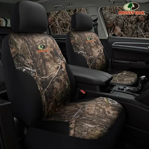 Miniatura 2 de MOSSY OAK Fundas de asiento de camuflaje con respaldo bajo, compatibles con airbag, ajuste universal, se adaptan a la mayoría de asientos