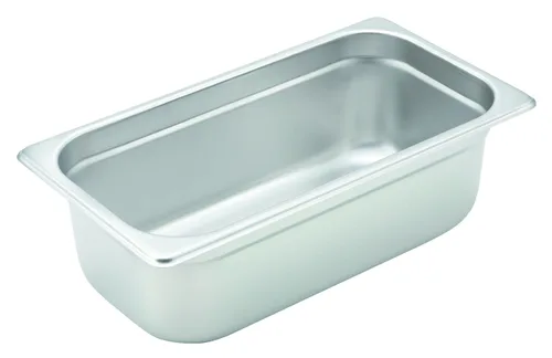 Winco SPJH-304 S/S 1/3 Tamaño x 4" Anti-Jam Pan