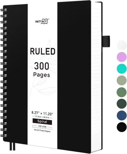 Miniatura 29 de RETTACY Cuaderno de bolsillo, 160 páginas forradas, tamaño mini A6 (4.5" × 5.7"), para trabajo, diario, escritura, papel grueso de 100 g/m²