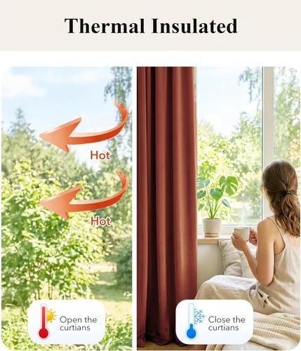 Miniatura 77 de StangH Cortinas de Terciopelo Verde Esmeralda de 96 Pulgadas - Cortinas Opacas de Terciopelo de Lujo Súper Suaves, Elegante Cobertura de Ventana