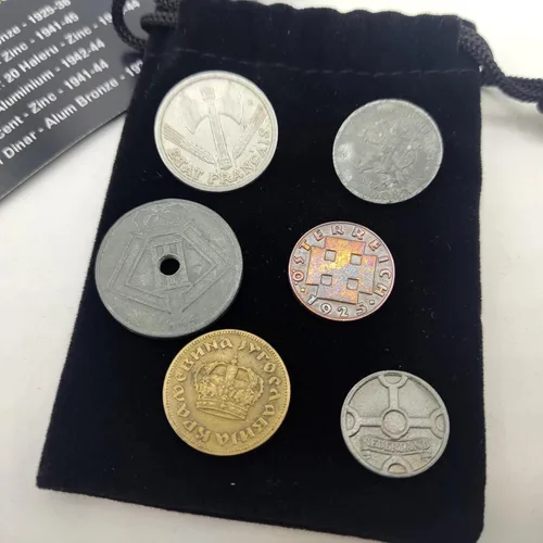 Miniatura 4 de IMPACTO COLECCIONABLES Moneda Mundial de la Segunda Guerra Mundial - 6 monedas utilizadas durante la Segunda Guerra Mundial por los alemanes