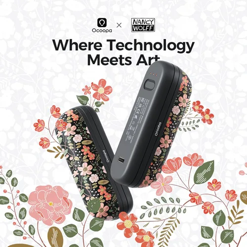 Miniatura 2 de OCOOPA 2 in 1 Magnetic Rechargeable Hand Warmers, UT2s Mini Electric Handwarmers 2 Pack, Split USB-C, Reusable Portable Pocket Heater, Raynauds