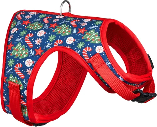 Miniatura 14 de Mile High Life Arnés para perro, chaleco floral de malla de aire para perros y gatos pequeños de 20 libras, fácil de poner, cierre fácil ajustable