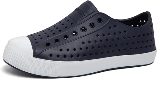 Miniatura 7 de FLIOZY Zuecos de jardín impermeables para hombres y mujeres, zapatos ligeros y transpirables de EVA sin cordones, cómodos y antideslizantes, calzado