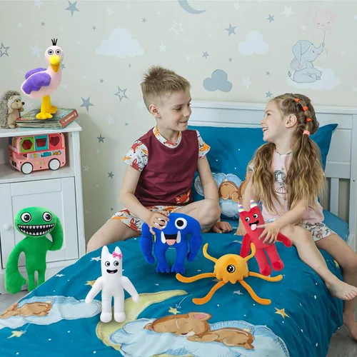 Miniatura 5 de 6 juguetes de peluche de 10 pulgadas, nuevos juguetes para fanáticos, figura de peluche, regalos para niños (6 unidades-01)
