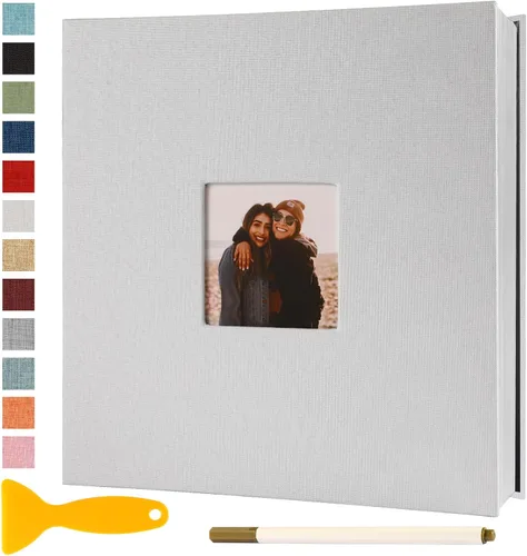 Álbum de fotos autoadhesivo con páginas adhesivas para manualidades, álbumes de fotos magnéticos para fotos de 4x6, 5x7, 8x10, páginas adhesivas,