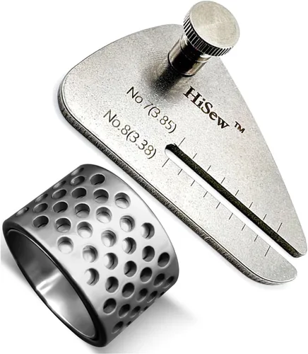 Miniatura 8 de Placa de ayuda de punzón de costura de cuero, para tirar de hierro o cincel de cordones de diamante, herramientas de trabajo de cuero y suministros